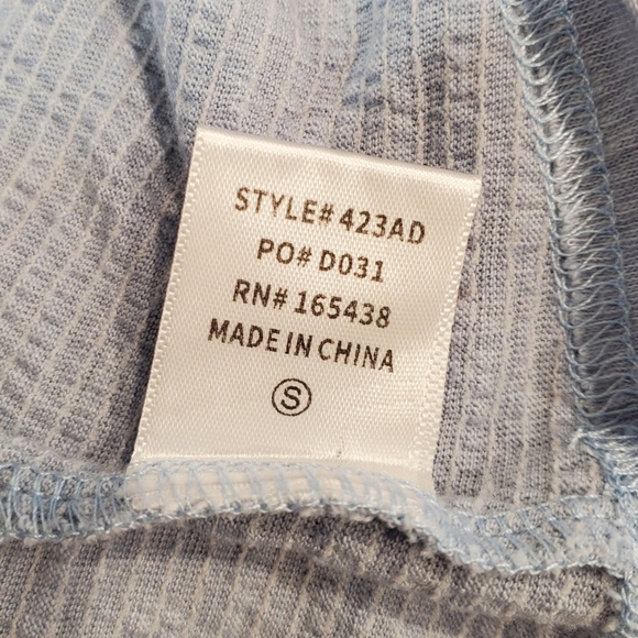 Aemi+Co Boho Dress Womens Small Blue Sleeveless Flowy Mini Dress with Pockets - Picture 10 of 10